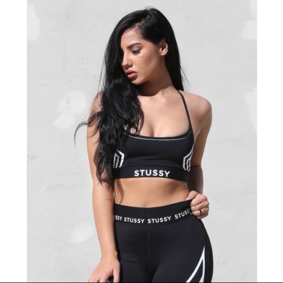 stussy sports bra